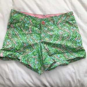 Lilly Pulitzer Callahan Alligator Shorts